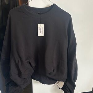 Dries Van Noten Black Crewneck Sweatshirt